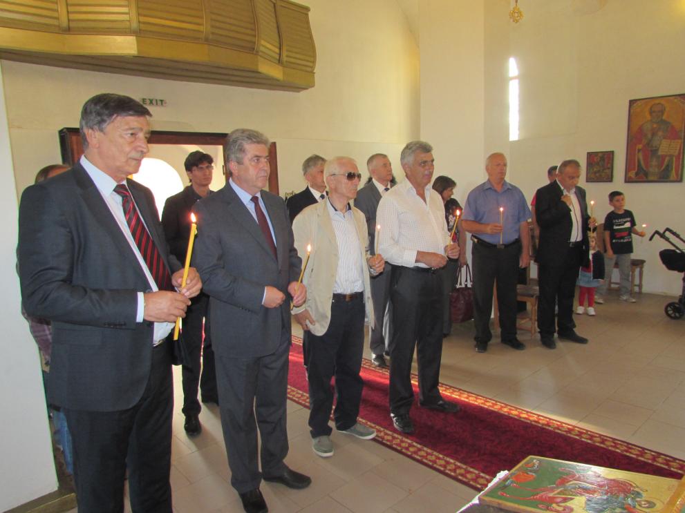 Честването в памет на героите в Белоградчик.