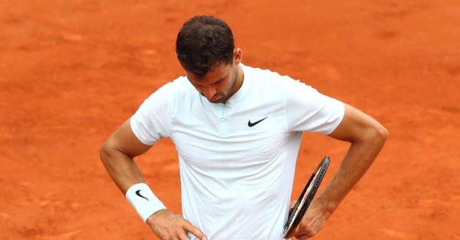 Най добрият ни тенисист Григор Димитров загуби с 0 3