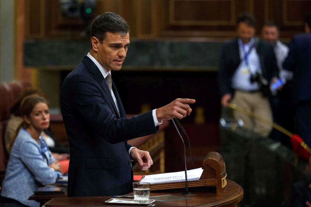 Новият испански премиер и лидер на социалистите Педро Санчес