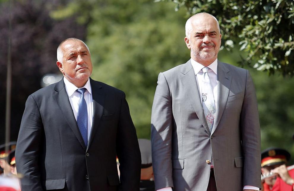 Българският премиер Бойко Борисов и албанският му колега Еди Рама