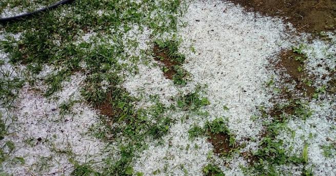 Силен дъжд с гръмотевици и градушка се изсипаха в Смолянско