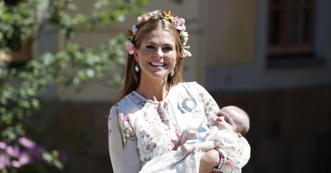 Кръщене на най малката принцеса на Швеция събра кралските особи на