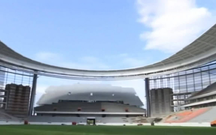 Стадионът в Екатерининбург