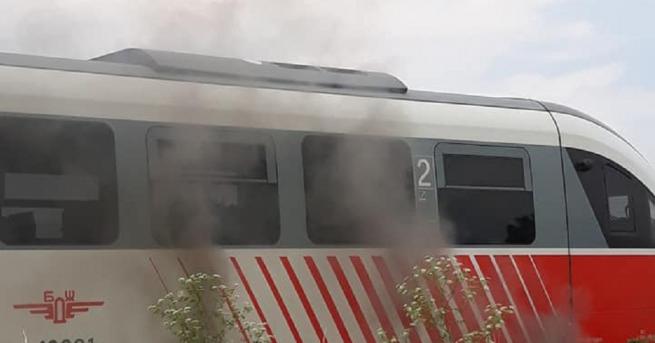 Влакът Пловдив Панагюрище се е запалил в движение За инцидента станал