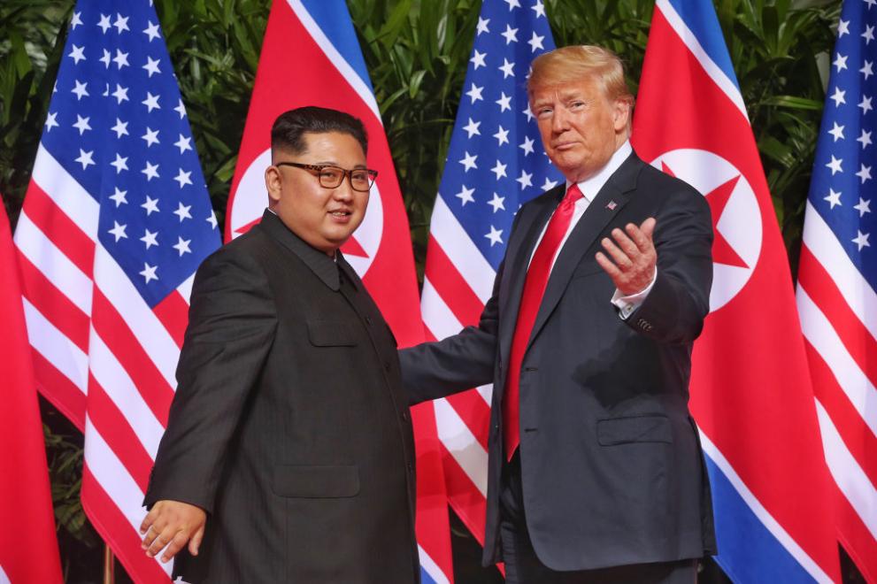 Историческа среща между Доналд Тръмп и Ким Чен-ун