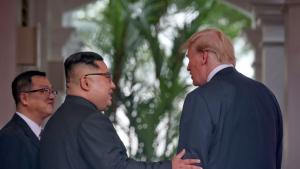 Доналд Тръмп и Ким Чен ун