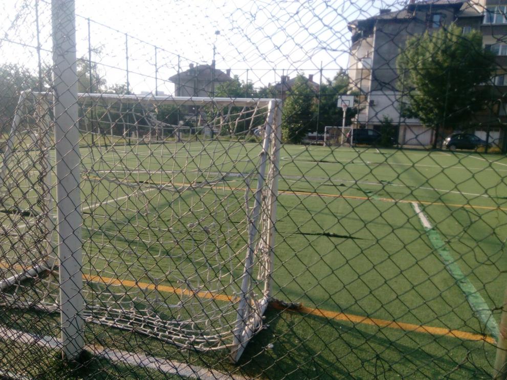  Спортна площадка на улица Георги Тертер 