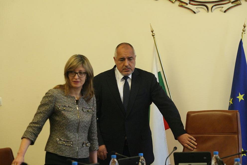 Премиерът Бойко Борисов и външният министър Екатерина Захариева