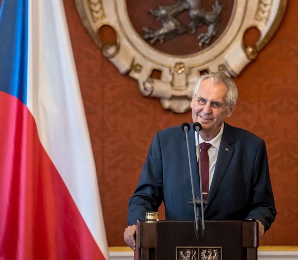 Чешкият президент Милош Земан каза, че оказването от страната му