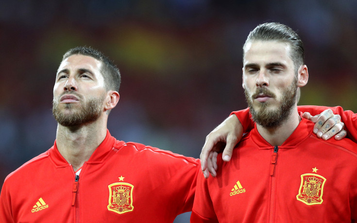 Жестът на Рамос към Де Хеа