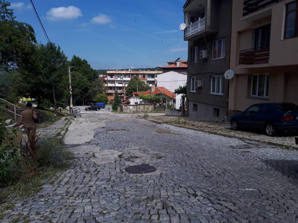Отнесени от порой улици и настилки в Дупница