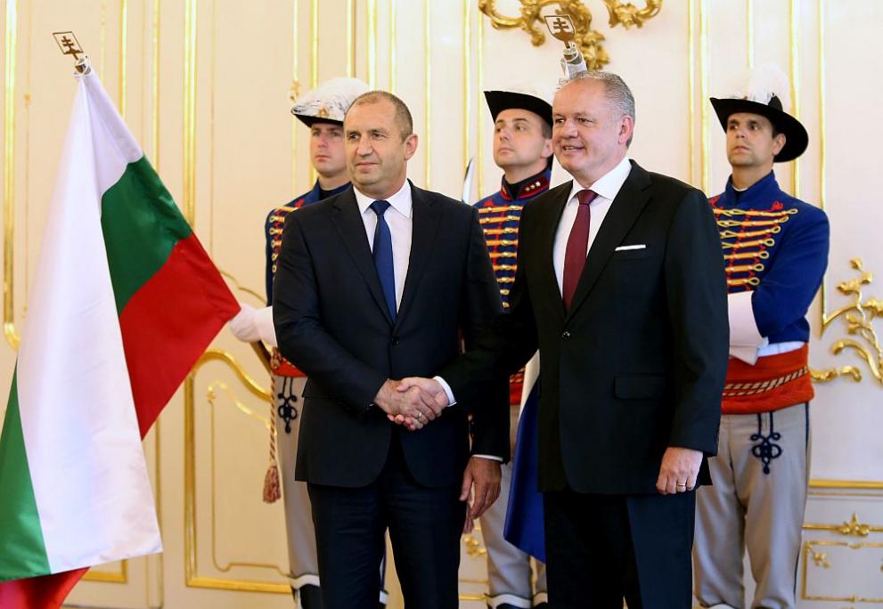 Президентът Румен Радев на официално посещение в Братислава