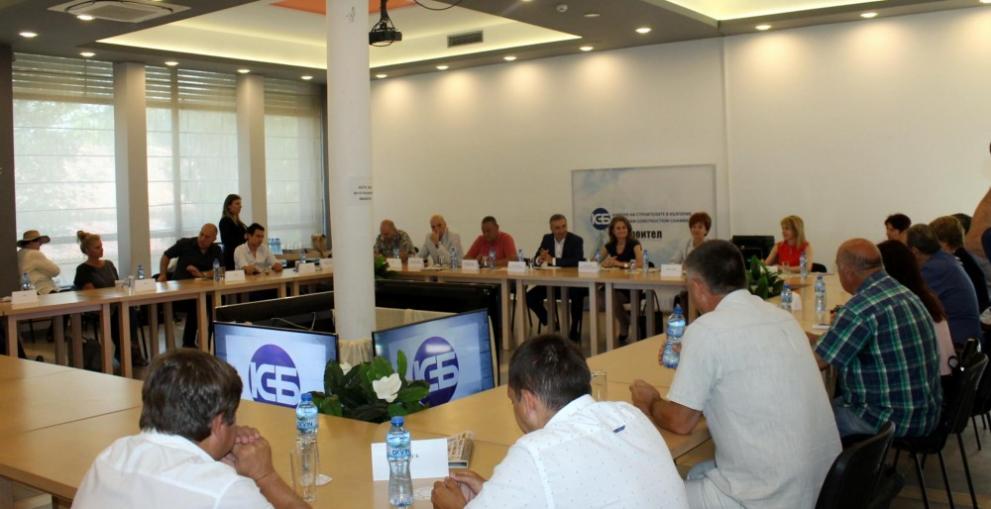 Среща на Камарата на строителите в България