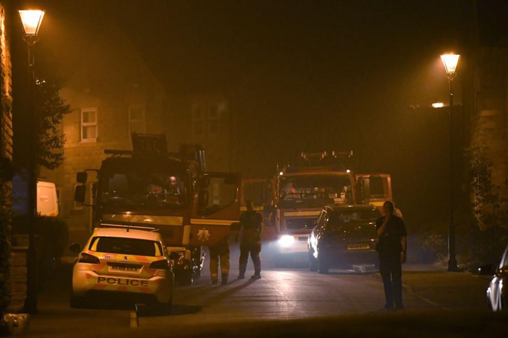  огромен пожар във Англия 