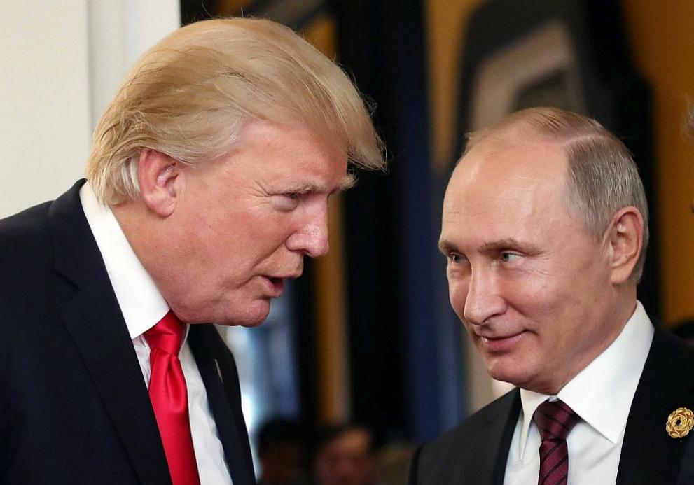 Президентът на САЩ Доналд Тръмп и руският държавен глава Владимир Путин