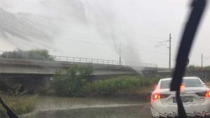 наводнен подлез