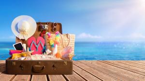 багаж пътуване море почивка