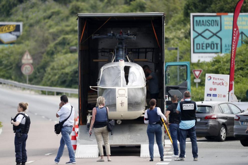 бягство с хеликоптер от френски затвор