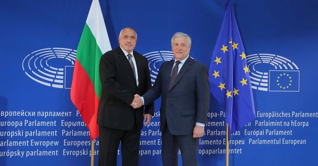 Министър-председателят Бойко Борисов е разговарял с председателя на Европейския парламент