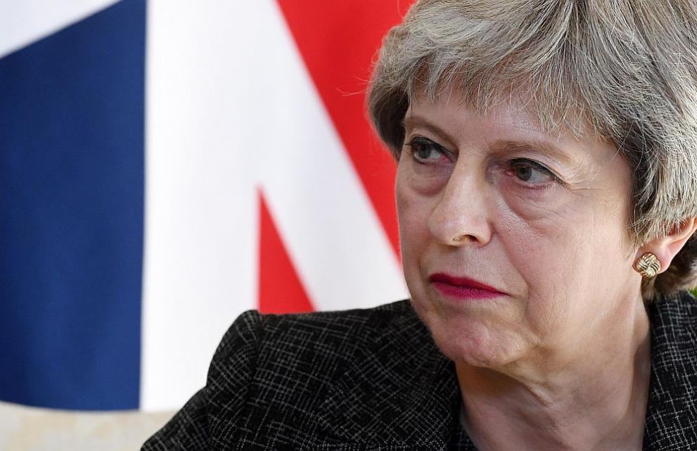  Британският министър председател Тереза Мей 