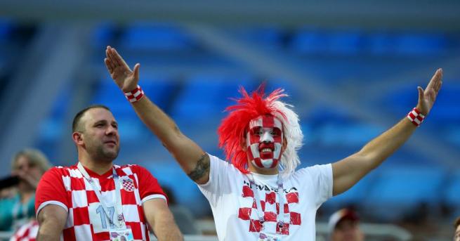 Изпаднал в транс след победата на Хърватия над Русия на
