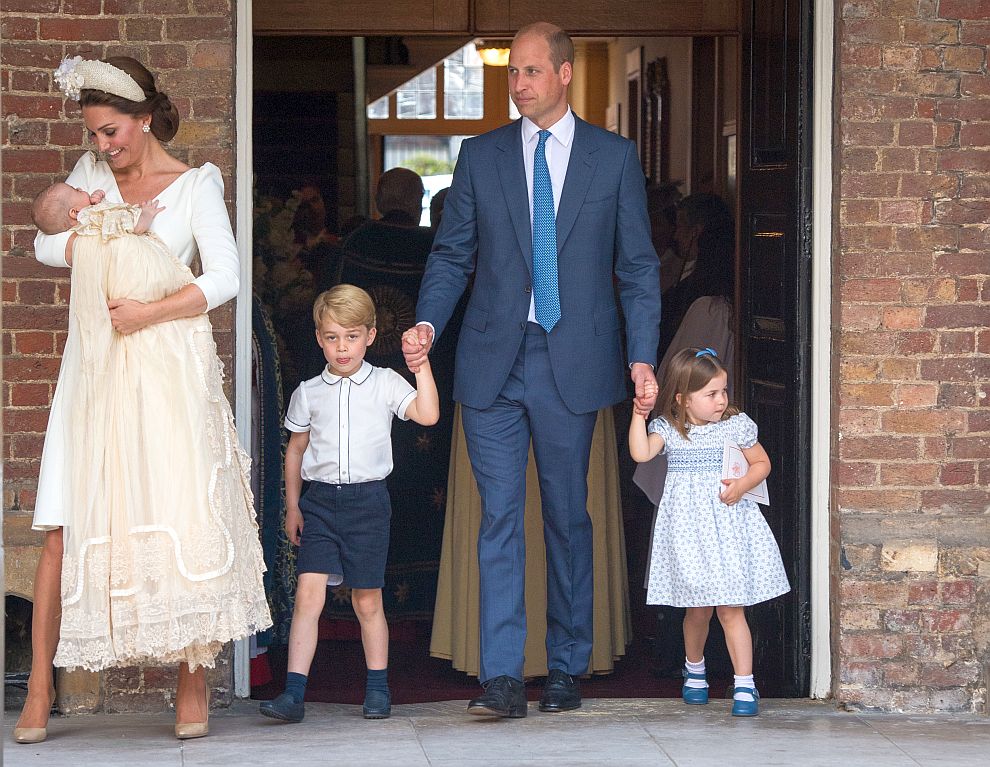 Принц Уилям, херцогиня Катрин и децата им принц Джордж, принцеса Шарлот и принц Луи