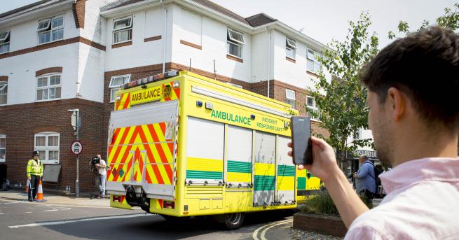 45 годишният британски гражданин кой влезе в болницата и беше в