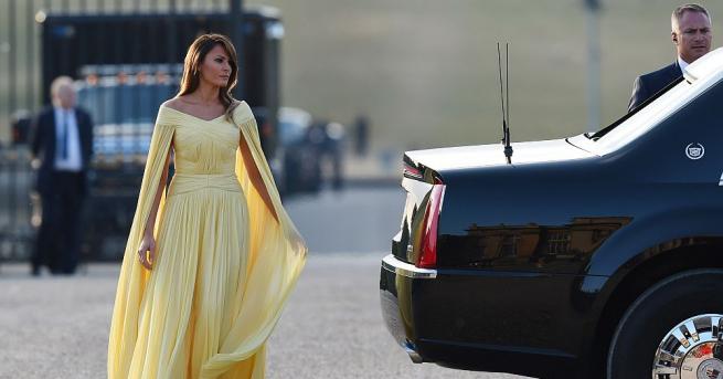 Първата дама на САЩ Мелания Тръмп пристигна в столицата на