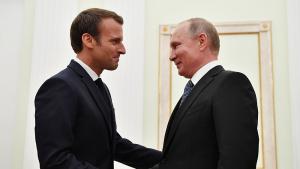 Френският президент Еманюел Макрон обвини руския си колега Владимир Путин