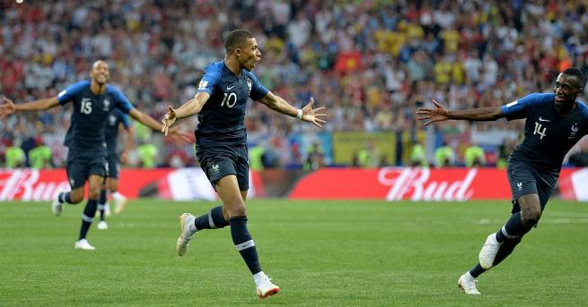 Франция победи Хърватия с 4:2 във финала на Мондиал 2018