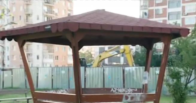 Протест в Младост 3 срещу застрояването на парк Протестиращите твърдят