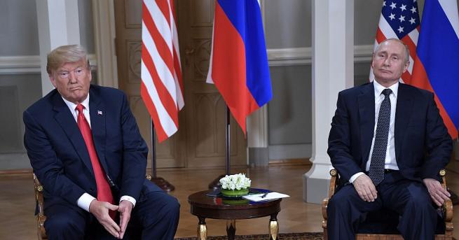 Американският президент Доналд Тръмп поздрави руския президент Владимир Путин за
