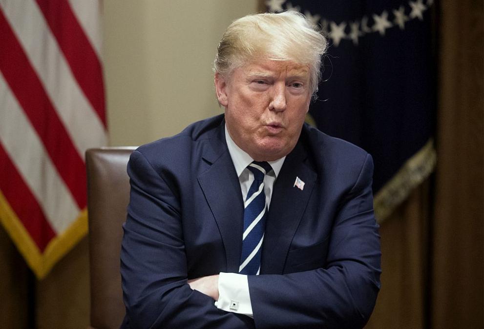  Президентът на Съединени американски щати Доналд Тръмп 