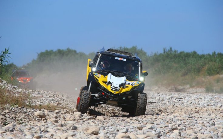 Петър Ценков на старта на Silk Way Rally 2018 с нова машина