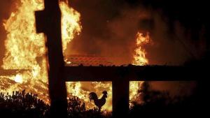 Гърция пожар пожари