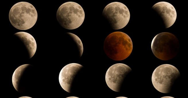 Редкият небесен спектакъл най дългото за века кърваво лунно затъмнение