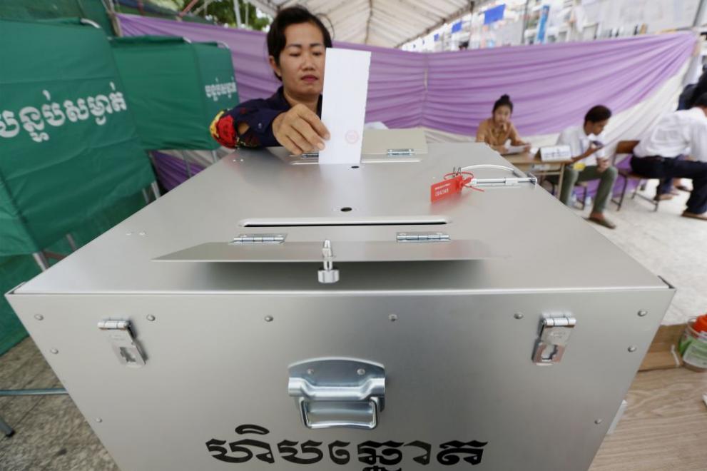  Камбоджа избори 