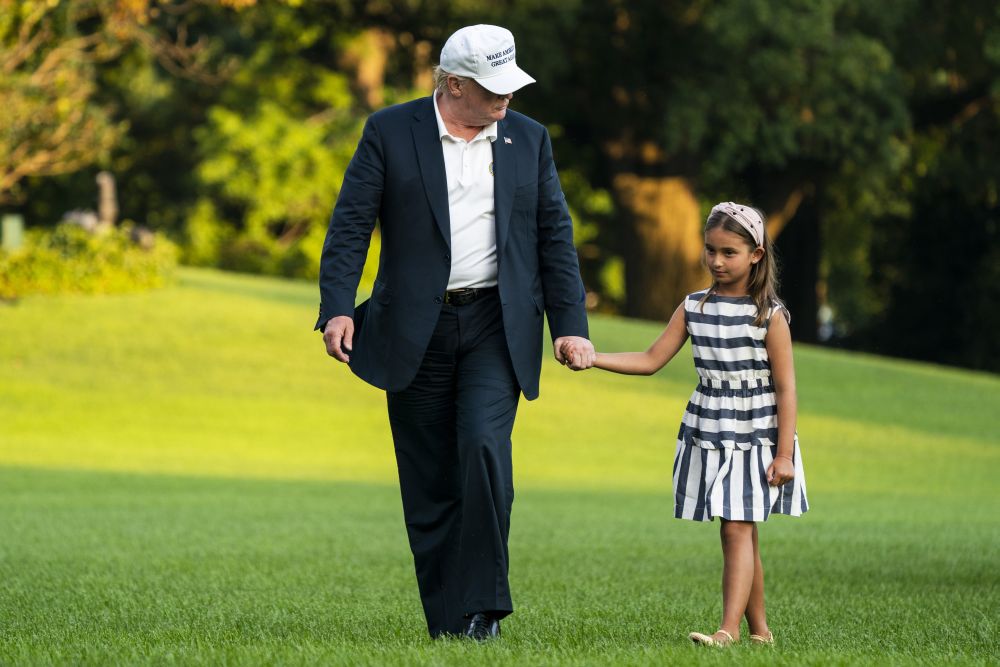 Доналд Тръмп с внучката си Арабела