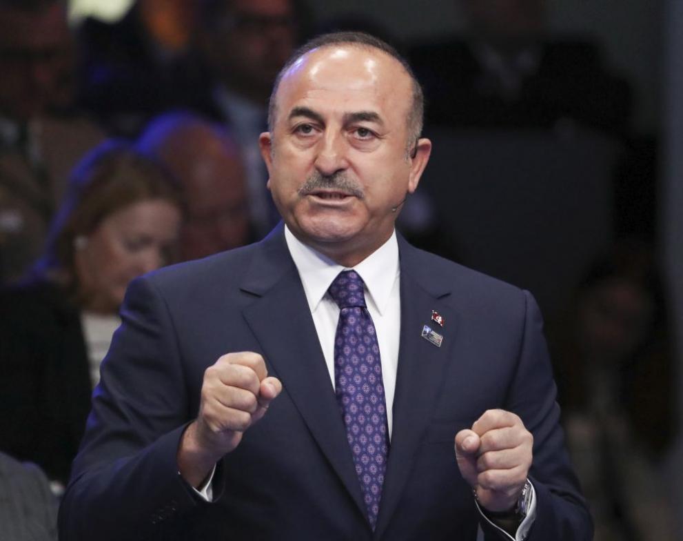 турският външен министър Мевлют Чавушоглу