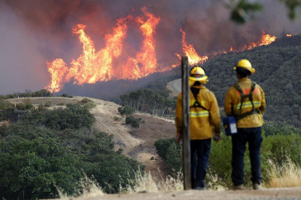 пожари Калифорния 