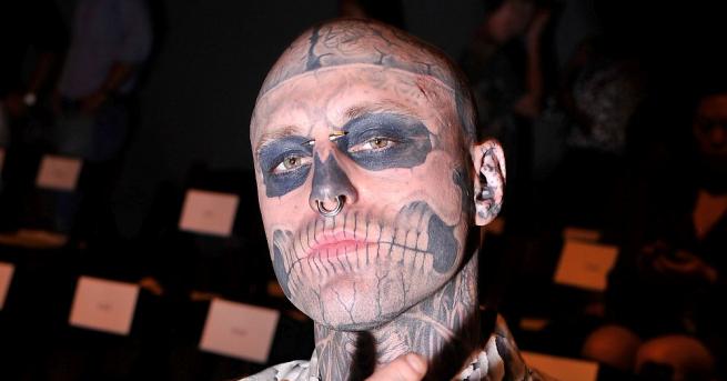 Канадският манекен Рик Дженест известен с прозвището Зомби Бой и