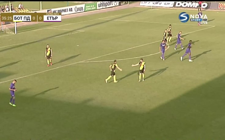 Ботев - Етър 0:0 /първо полувреме/