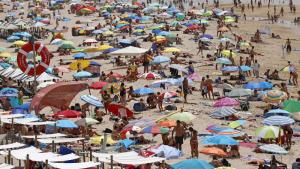 времето жега плаж