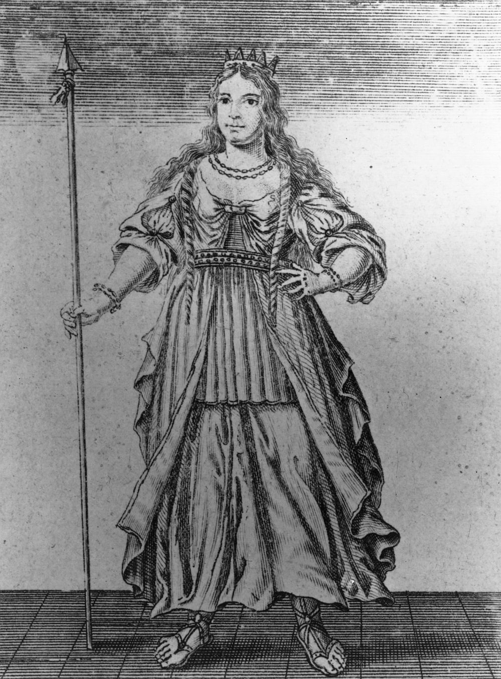 <strong>14. Будика</strong><br>
<br>
Будика е име на кралица на келтското племе ицени, населявало Източна Англия през древността. През 60 г. Будика застава начело на въстание срещу Римската империя, което след година е потушено и тя се самоубива.