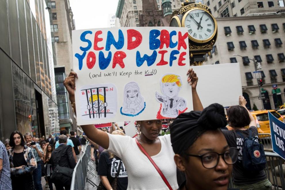  деца имигранти Съединени американски щати митинги 