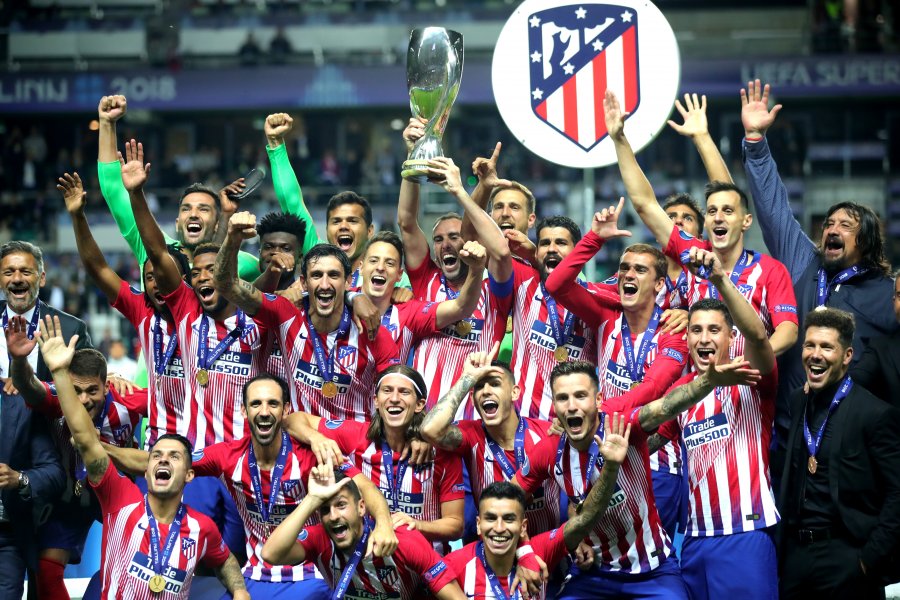 Радостта на Атлетико Мадрид със Суперкупата на Европа1