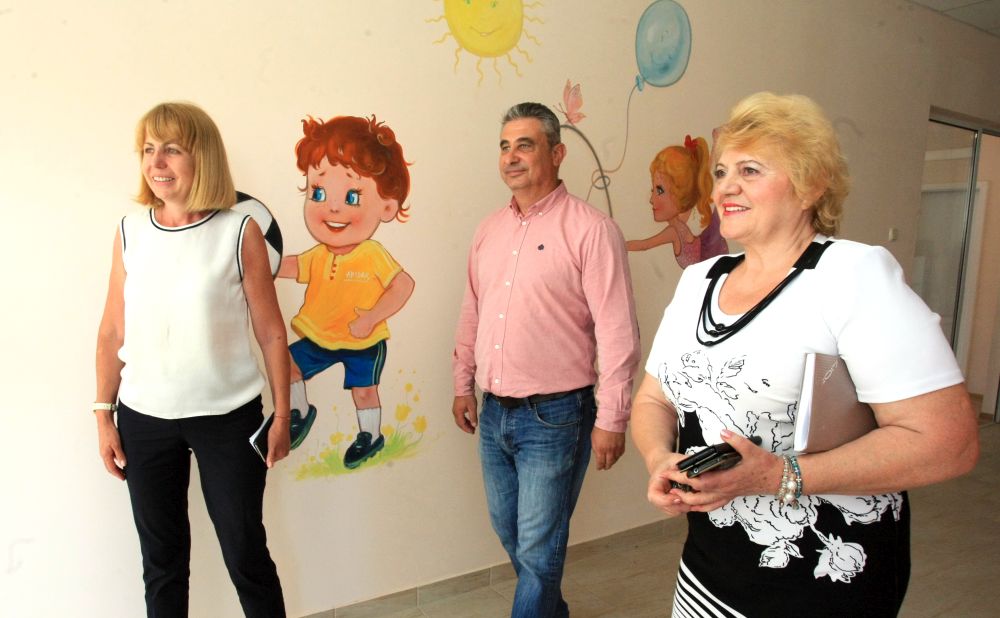 Новоизградената сграда филиал към 76-та детска градина „Сърничка” в „Младост 4”.
