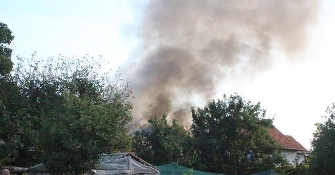 Пожар избухна в къща в Казанлък. Инцидентът се е случил