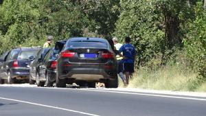 Верижна катастрофа в тунела край Железница