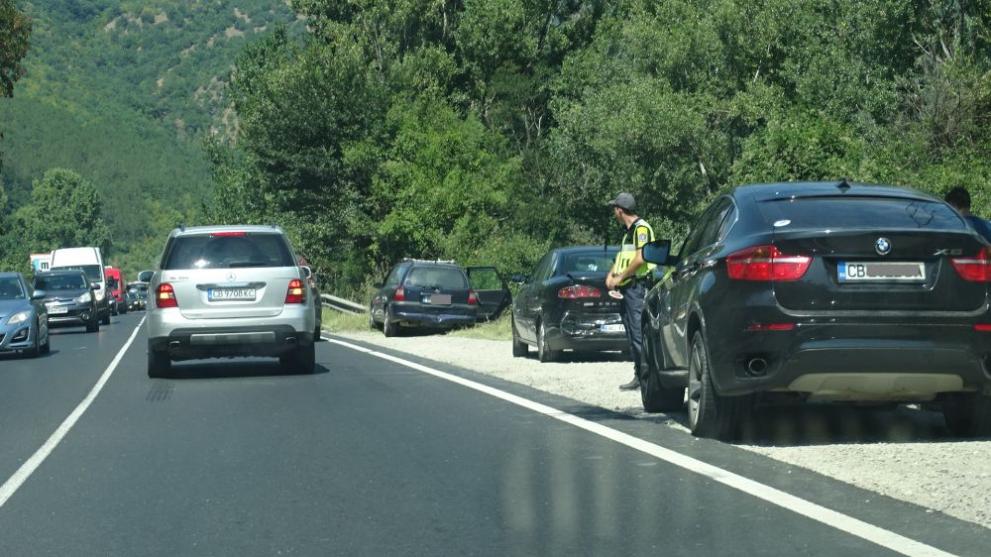  Верижна злополука в тунела край Железница 